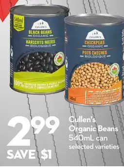 Longo's Cullen's Organic Beans offer