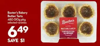 Longo's Baxter's Bakery Butter Tarts offer