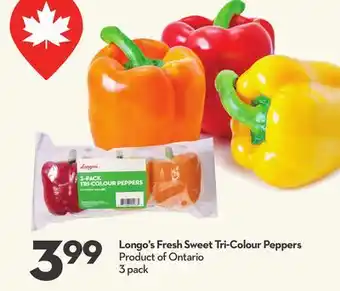 Longo's Longo's Fresh Sweet Tri-Colour Peppers offer