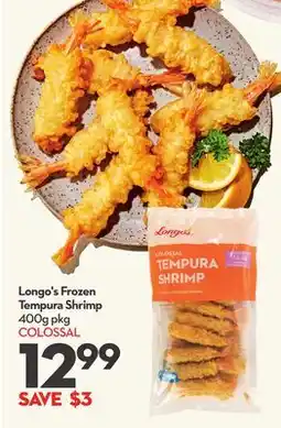 Longo's Longo's Frozen Tempura Shrimp offer