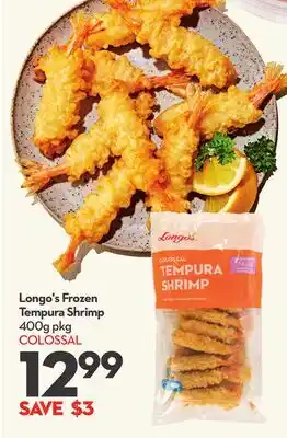Longo's Longo's Frozen Tempura Shrimp offer