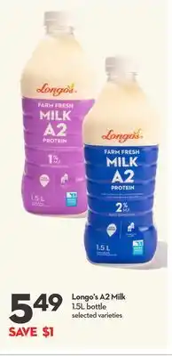Longo's Longo's A2 Milk offer