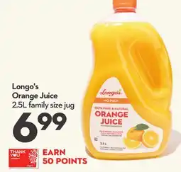 Longo's Longo's Orange Juice offer