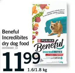 Fortinos BENEFUL INCREDIBITES DRY DOG FOOD, 1.6/1.8 kg offer