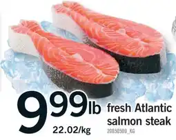 Fortinos FRESH ATLANTIC SALMON STEAK offer