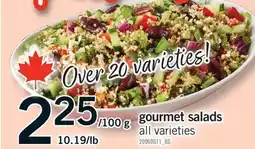 Fortinos GOURMET SALADS offer