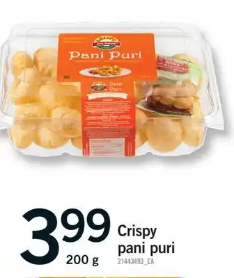 Fortinos CRISPY PANI PURI, 200 g offer
