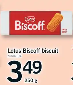 Fortinos LOTUS BISCOFF BISCUIT, 250 G offer
