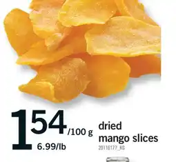 Fortinos DRIED MANGO SLICES offer