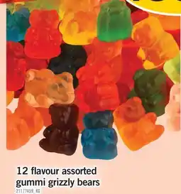 Fortinos 12 FLAVOUR ASSORTED GUMMI GRIZZLY BEARS offer