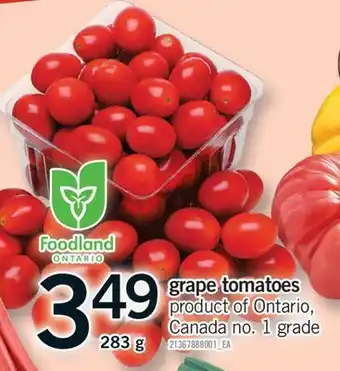 Fortinos GRAPE TOMATOES, 283 G offer