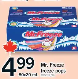 Fortinos MR. FREEZE FREEZE POPS, 80X20 ML offer