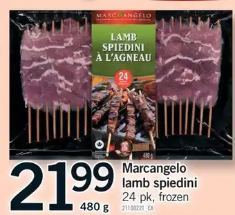 Fortinos MARCANGELO LAMB SPIEDINI, 480 G 24 PK offer
