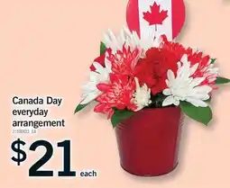 Fortinos CANADA DAY EVERYDAY ARRANGEMENT offer