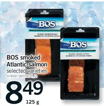 Fortinos BOS SMOKED ATLANTIC SALMON, 125 G offer