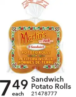 Fortinos SANDWICH POTATO ROLLS offer