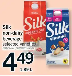 Fortinos SILK NON-DAIRY BEVERAGE, 1.89 L offer