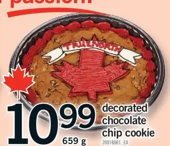 Fortinos DECORATED CHOCOLATE CHIP COOKIE, 659 g offer