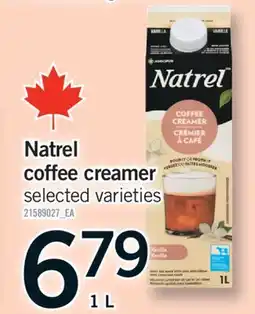Fortinos NATREL COFFEE CREAMER, 1 L offer