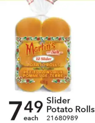 Fortinos SLIDER POTATO ROLLS offer