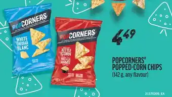 Fortinos POPCORNERS POPPED-CORN CHIPS, 142 G offer