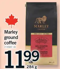 Fortinos MARLEY GROUND COFFEE, 284 G offer