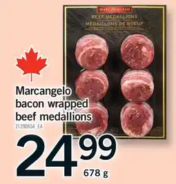 Fortinos MARCANGELO BACON WRAPPED BEEF MEDALLIONS, 678 G offer