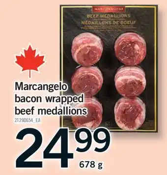 Fortinos MARCANGELO BACON WRAPPED BEEF MEDALLIONS, 678 G offer
