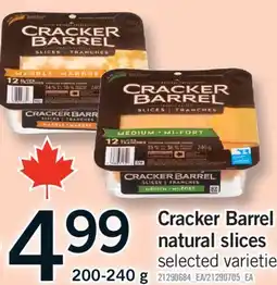 Fortinos CRACKER BARREL NATURAL SLICES, 200-240 g offer