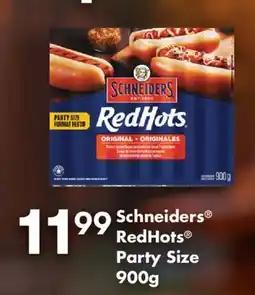 Fortinos SCHNEIDERS REDHOTS PARTY SIZE, 900G offer