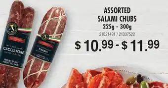 Fortinos ASSORTED SALAMI CHUBS,225G - 300G offer