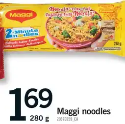 Fortinos MAGGI NOODLES, 280 G offer