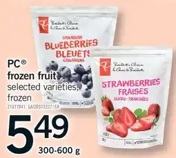 Fortinos PC FROZEN FRUIT, 300-600 G offer