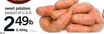 Fortinos SWEET POTATOES offer