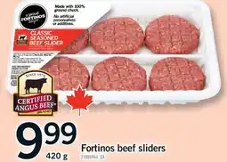 Fortinos FORTINOS BEEF SLIDERS, 420 G offer