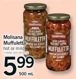 Fortinos MOLISANA MUFFULETTA, 500 ML offer