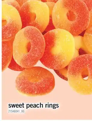 Fortinos SWEET PEACH RINGS offer