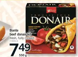 Fortinos BONTE BEEF DONAIR KIT, 550 G offer