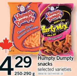 Fortinos HUMPTY DUMPTY SNACKS, 250-290 G offer