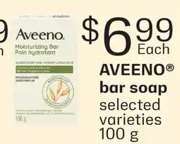 Fortinos AVEENO BAR SOAP, 100 g offer