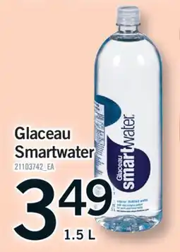 Fortinos GLACEAU SMARTWATER, 1.5 L offer