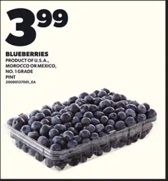 Loblaws BLUEBERRIES, PINT offer