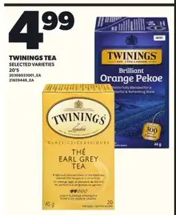 Loblaws TWININGS TEA, 20'S offer