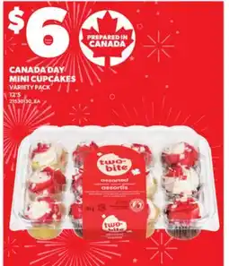 Loblaws CANADA DAY MINI CUPCAKES, 12'S offer