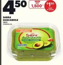 Loblaws SABRA GUACAMOLE, 198 G offer