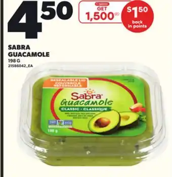 Loblaws SABRA GUACAMOLE, 198 G offer