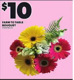 Loblaws FARM TO TABLE BOUQUET offer
