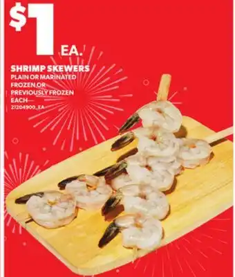 Loblaws SHRIMP SKEWERS offer