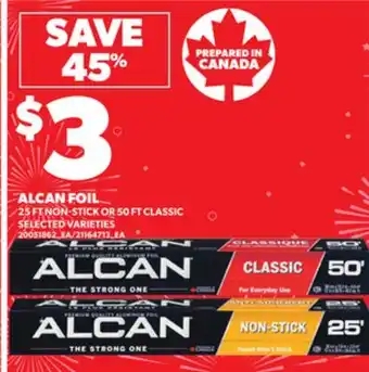 Loblaws ALCAN FOIL offer