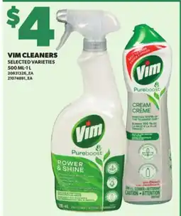 Loblaws VIM CLEANERS 500ML-1L offer